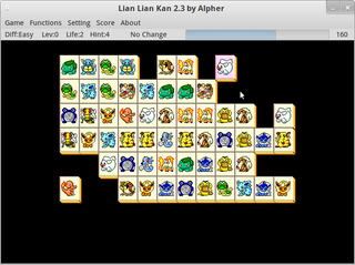 a mahjongg-like game written in GTK