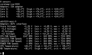 utilities to read temperature/voltage/fan sensors