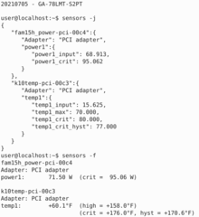 utilities to read temperature/voltage/fan sensors
