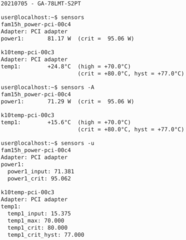 utilities to read temperature/voltage/fan sensors