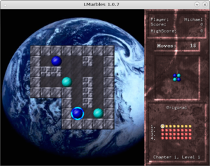 game where you build figures out of colored marbles