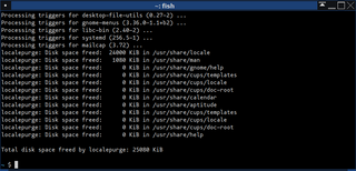 reclaim disk space by removing unneeded localizations