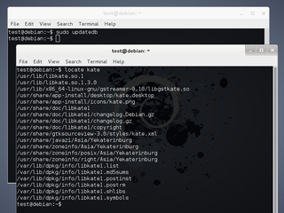 maintain and query an index of a directory tree