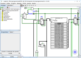 Logisim Evolution with project open