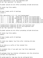 Log rotation utility