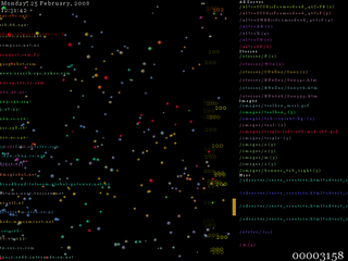 web server access log visualizer
