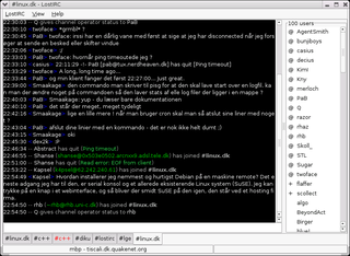 simple gtk-based IRC client