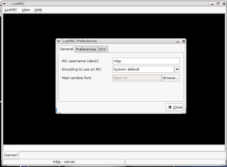 simple gtk-based IRC client
