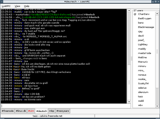 simple gtk-based IRC client