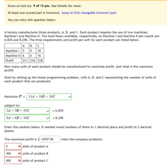 Solve (mixed integer) linear programming problems