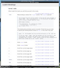 Luakit Bindings
