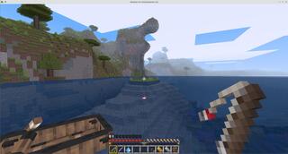 Multiplayer infinite-world block sandbox