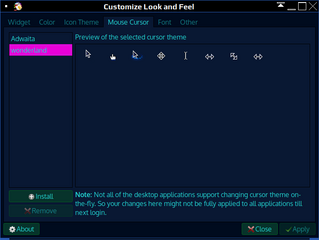 LXDE GTK+ theme switcher