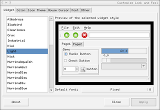 LXDE GTK+ theme switcher