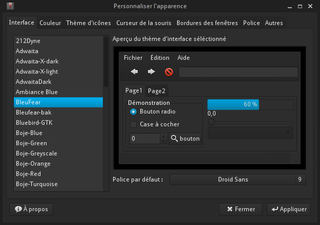 LXDE GTK+ theme switcher