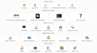 LXDE standard icon theme