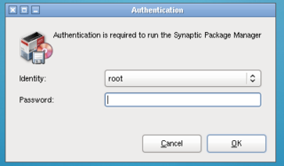 LXDE PolicyKit authentication agent