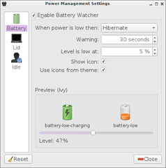 powermanagement settings