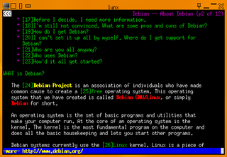 Text-mode WWW Browser (transitional package)