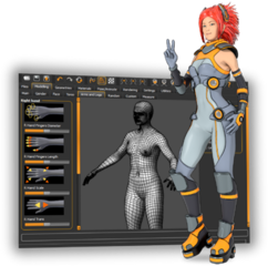 Modelling of 3-Dimensional humanoid characters