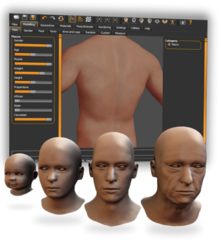 Modelling of 3-Dimensional humanoid characters