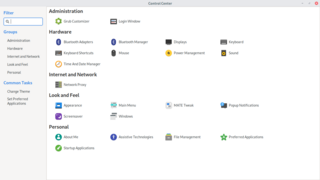 utilities to configure the MATE desktop