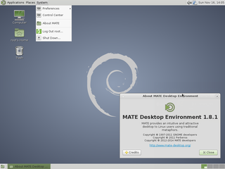 mate-desktop-environment (Debian Jessie)