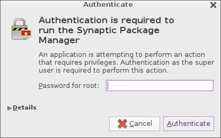 MATE authentication agent for PolicyKit-1