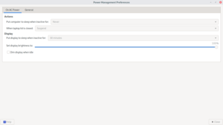 power management tool for the MATE desktop