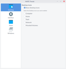 MATE desktop tweak tool
