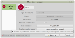 MATE User Manager