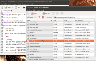 free test suite for the Java Class libraries