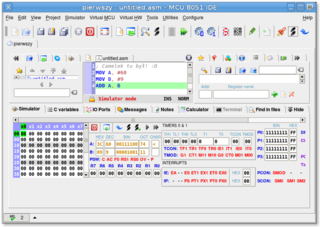 Graphical Integrated Development Environment for 8051