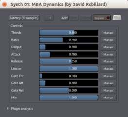 MDA Dynamics LV2 plugin