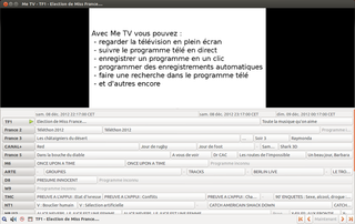 Me TV, télévision numérique pour GNOME