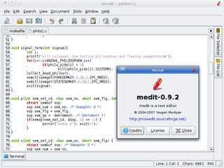 Useful programming and around-programming text editor
