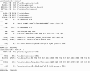 Identify what's using up virtual memory
