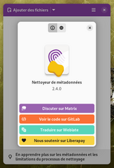 GTK app for viewing and cleaning metadata in files