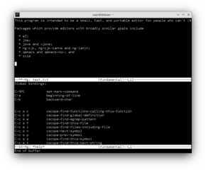 microscopic GNU Emacs-style editor