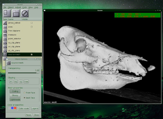 Viewer program for 3D data sets created by using MIA
