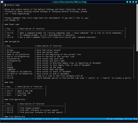 modern and intuitive terminal-based text editor