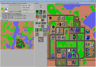 real-time city management simulator