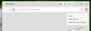 find, view source, print the current page