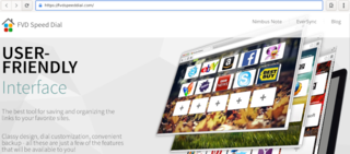 SpeedDial (home site)