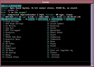 Portable tracked music player