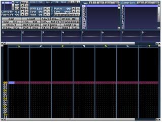music creation tool inspired by Fast Tracker 2