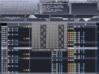 music creation tool inspired by Fast Tracker 2