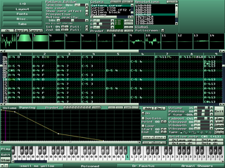 music creation tool inspired by Fast Tracker 2