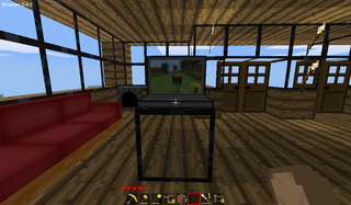 Minecraft with some furnishing mods.