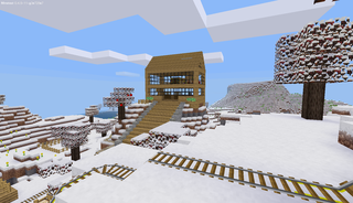 Wintertime in Minetest